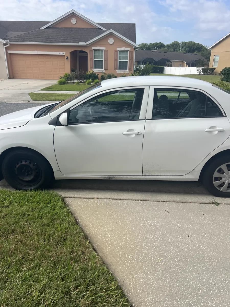 Toyota Corolla exterior — before